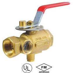 Test drain valve